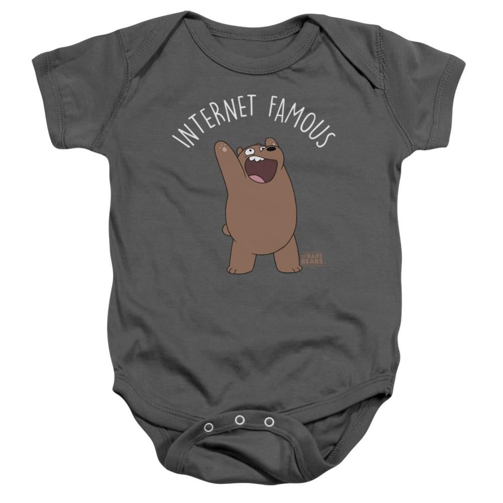 We Bare Bears Internet Famous Infant's Cotton SS Snapsuit