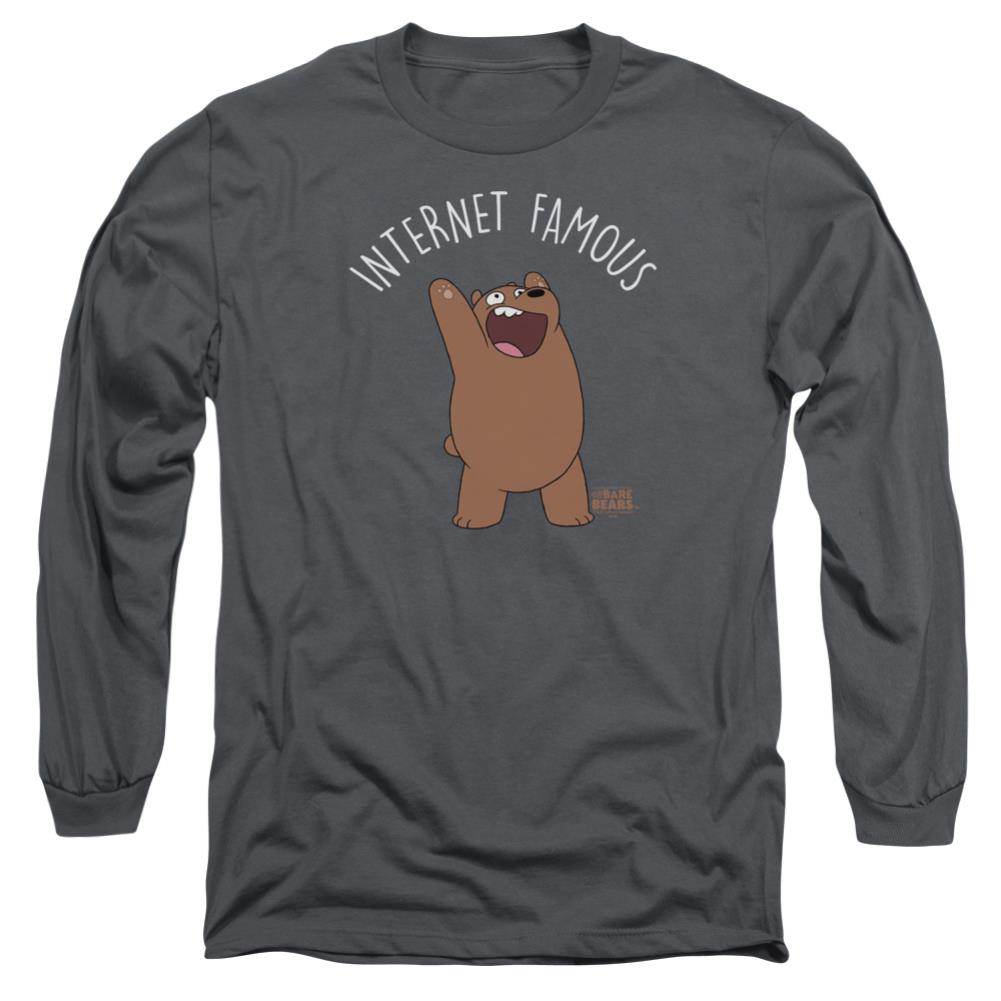We Bare Bears Internet Famous Men's 18/1 Cotton Long-Sleeve T-Shirt