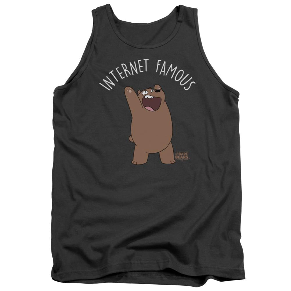 We Bare Bears Internet Famous Men's 18/1 Cotton Tank Top