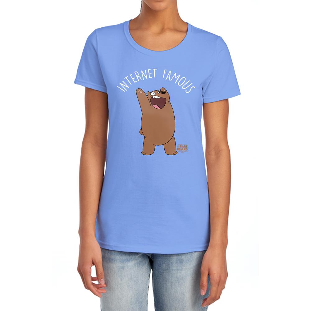 We Bare Bears Internet Famous Women's 18/1 Cotton Short-Sleeve T-Shirt