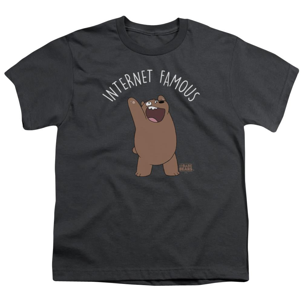 We Bare Bears Internet Famous Youth 18/1 100% Cotton Short-Sleeve T-Shirt