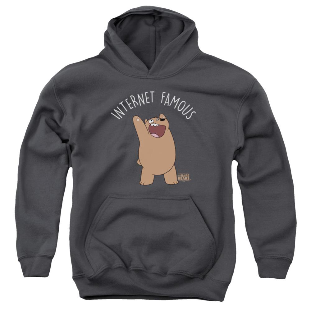 We Bare Bears Internet Famous Youth Cotton Poly Pull-Over Hoodie