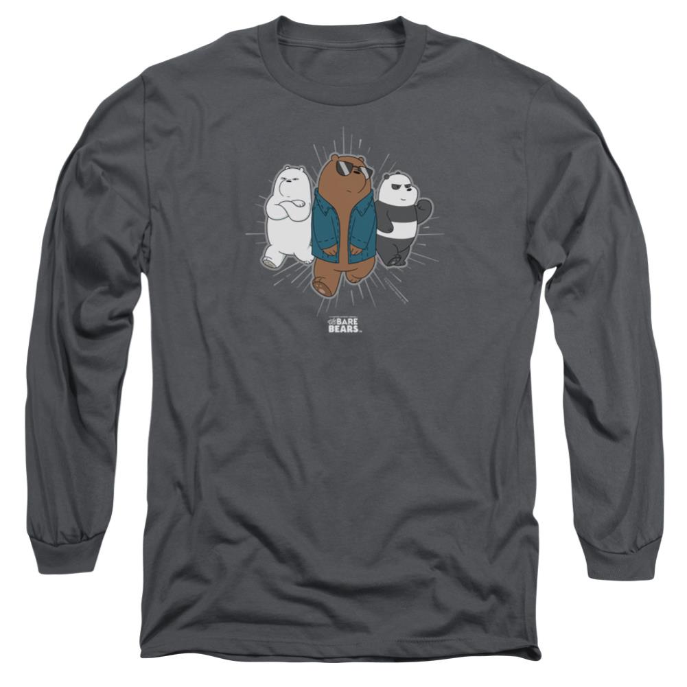 We Bare Bears Jacket Men's 18/1 Cotton Long-Sleeve T-Shirt