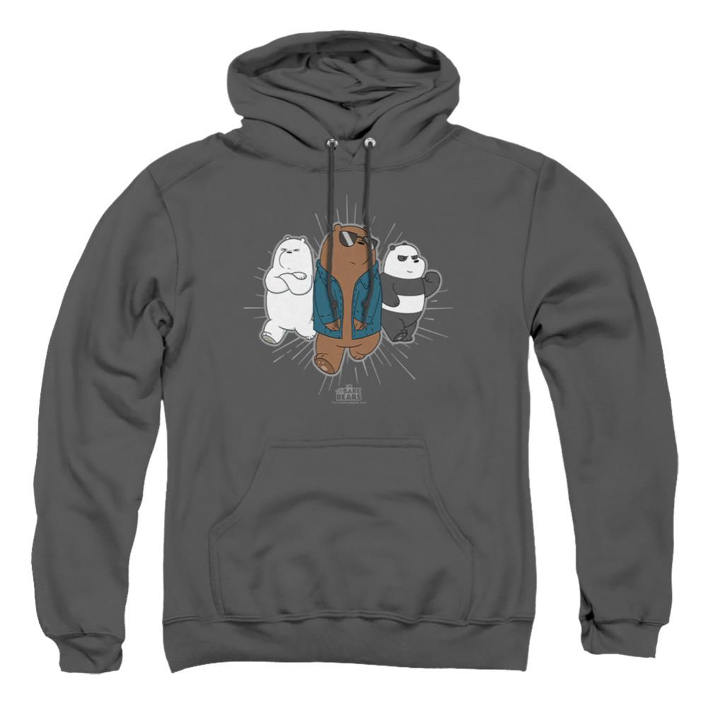 We Bare Bears Jacket Men's Pull-Over 75 25 Poly Hoodie