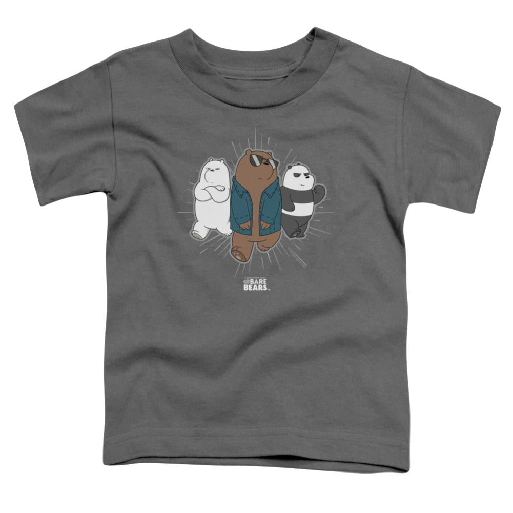 We Bare Bears Jacket Toddler 18/1 Cotton Short-Sleeve T-Shirt
