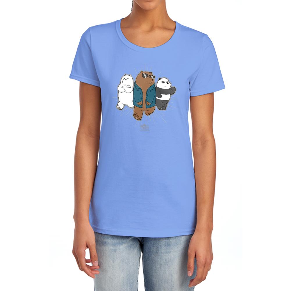 We Bare Bears Jacket Women's 18/1 Cotton Short-Sleeve T-Shirt