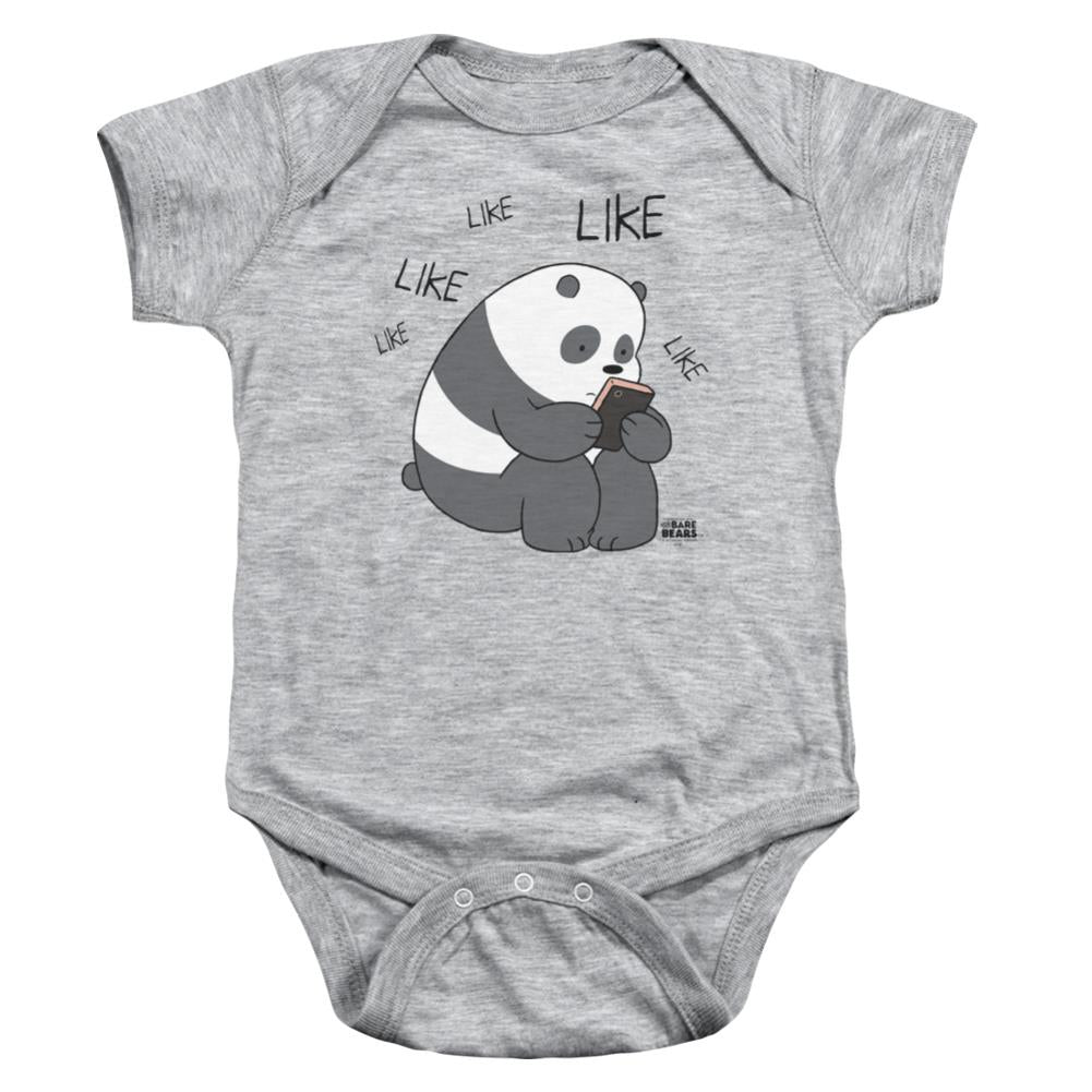 We Bare Bears Like Like Like Infant's Cotton SS Snapsuit