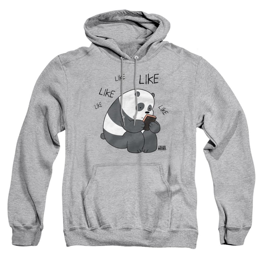 We Bare Bears Like Like Like Men's Pull-Over 75 25 Poly Hoodie
