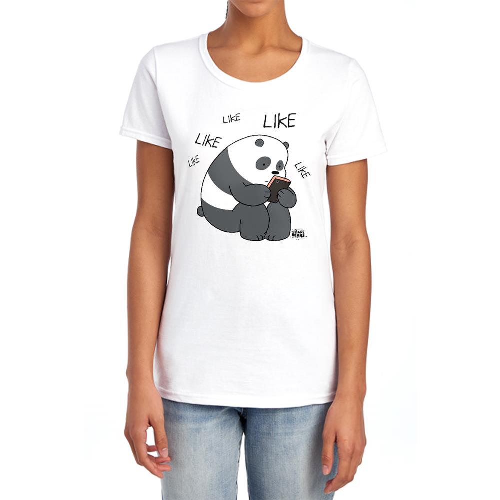 We Bare Bears Like Like Like Women's 18/1 Cotton Short-Sleeve T-Shirt