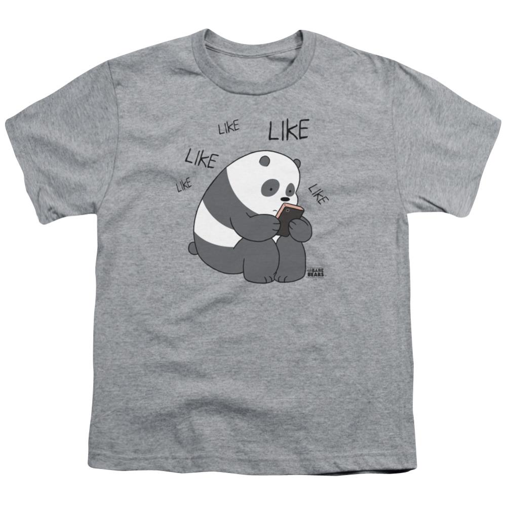 We Bare Bears Like Like Like Youth 18/1 100% Cotton Short-Sleeve T-Shirt
