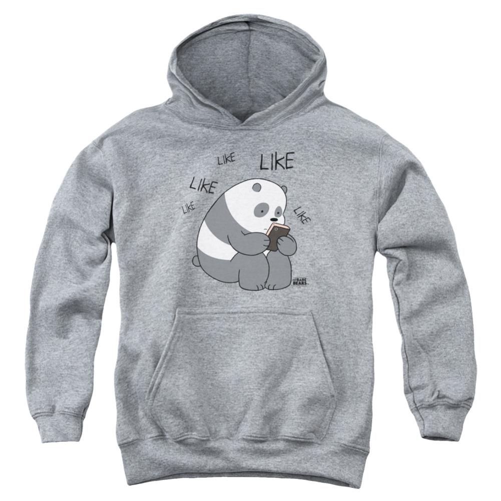We Bare Bears Like Like Like Youth Cotton Poly Pull-Over Hoodie