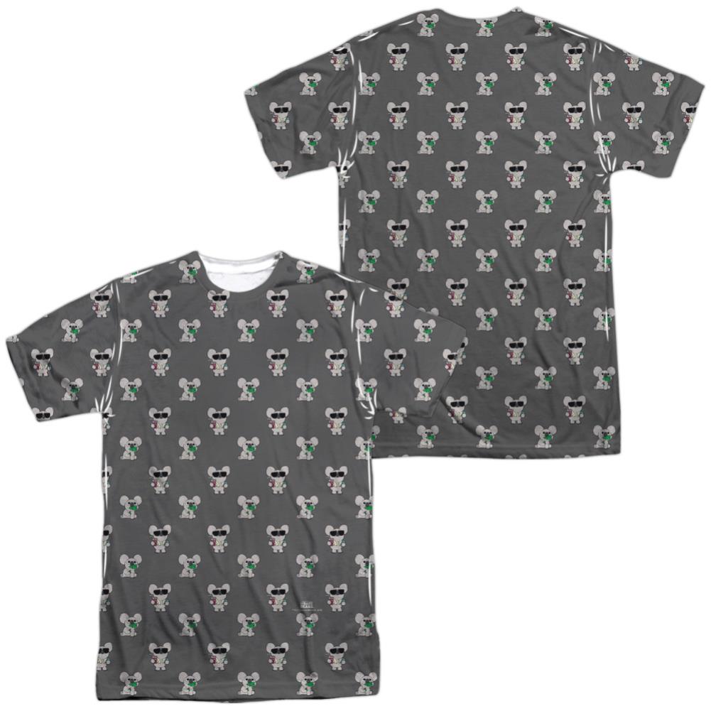 We Bare Bears Nom Nom (Front/Back Print) Men's Regular Fit Polyester Short-Sleeve T-Shirt