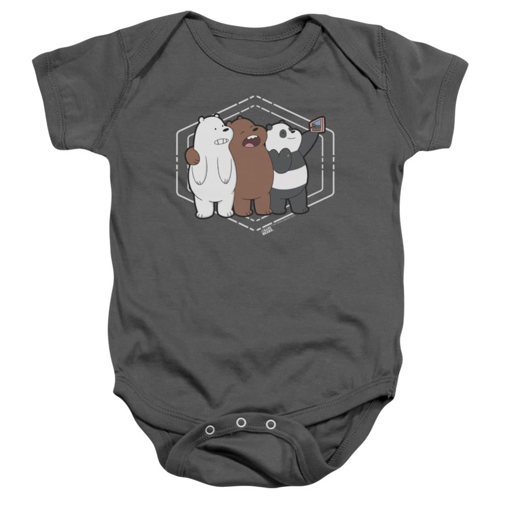 We Bare Bears Selfie Infant's Cotton SS Snapsuit