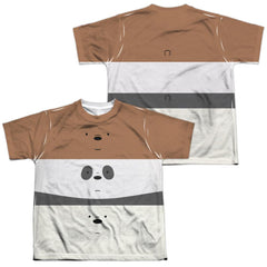 We Bare Bears Stack (Front/Back Print) Youth Regular Fit Poly Short-Sleeve T-Shirt