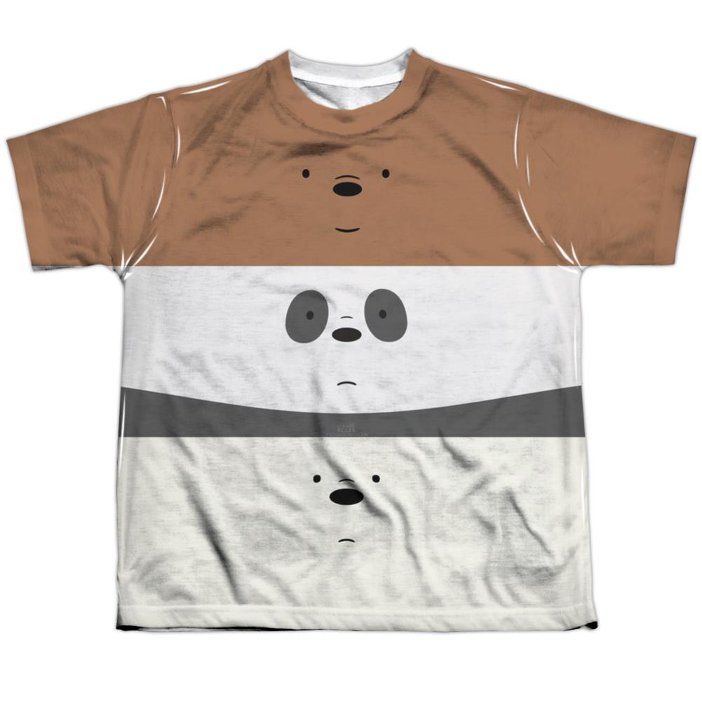 We Bare Bears Stack Youth Regular Fit Poly Short-Sleeve T-Shirt