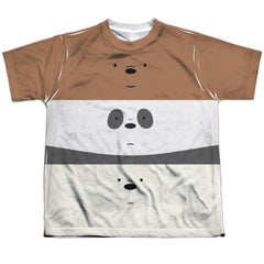 We Bare Bears Stack Youth Regular Fit Poly Short-Sleeve T-Shirt
