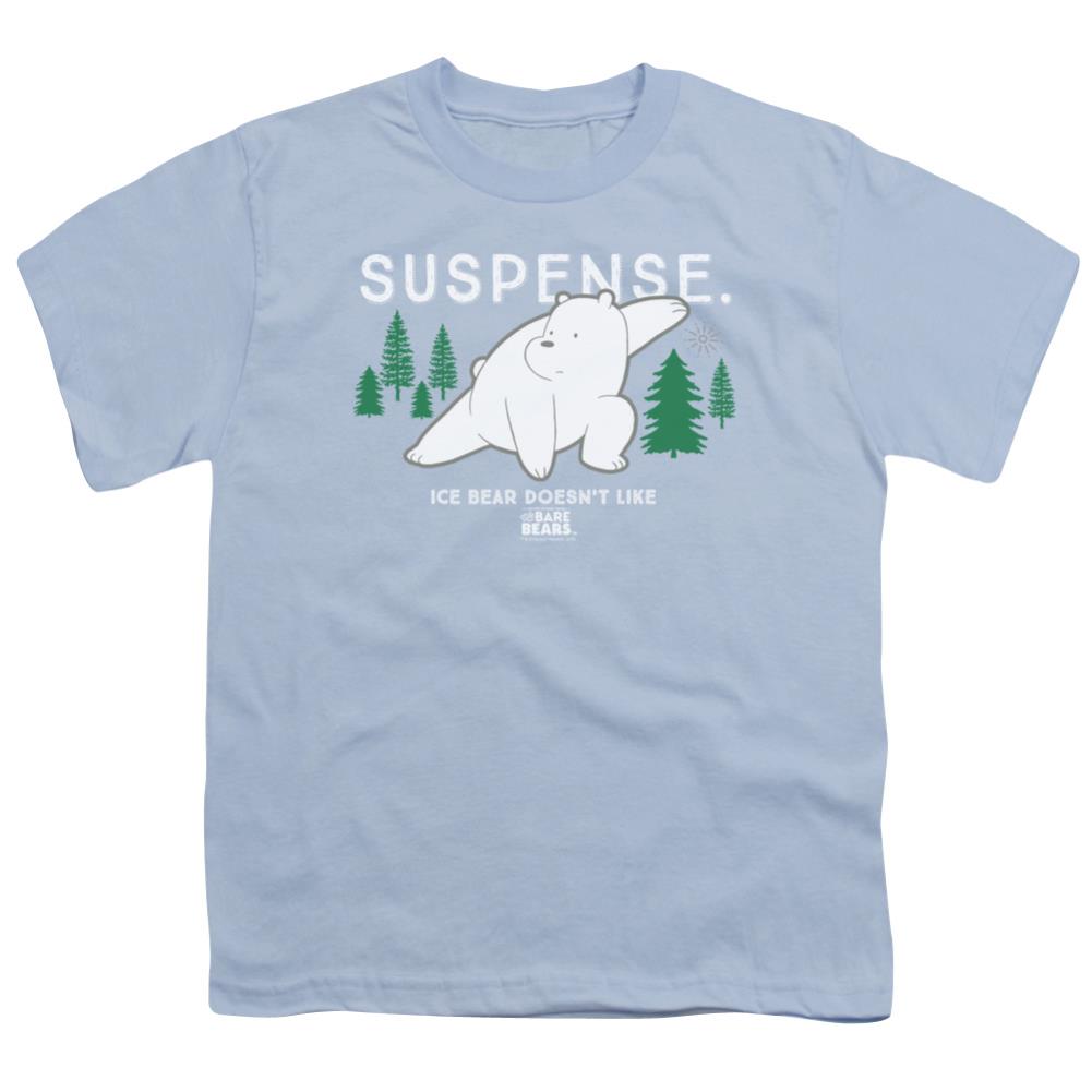 We Bare Bears Suspense Youth 18/1 100% Cotton Short-Sleeve T-Shirt