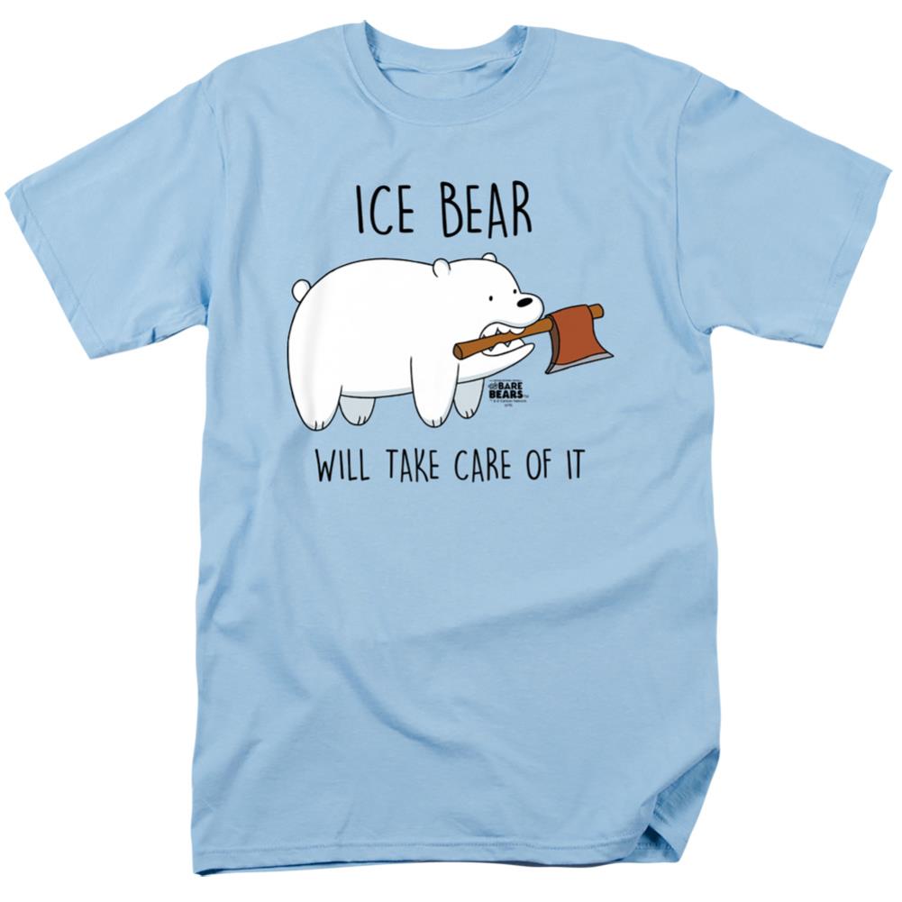 We Bare Bears Take Care Of It Men's 18/1 Cotton Short-Sleeve T-Shirt