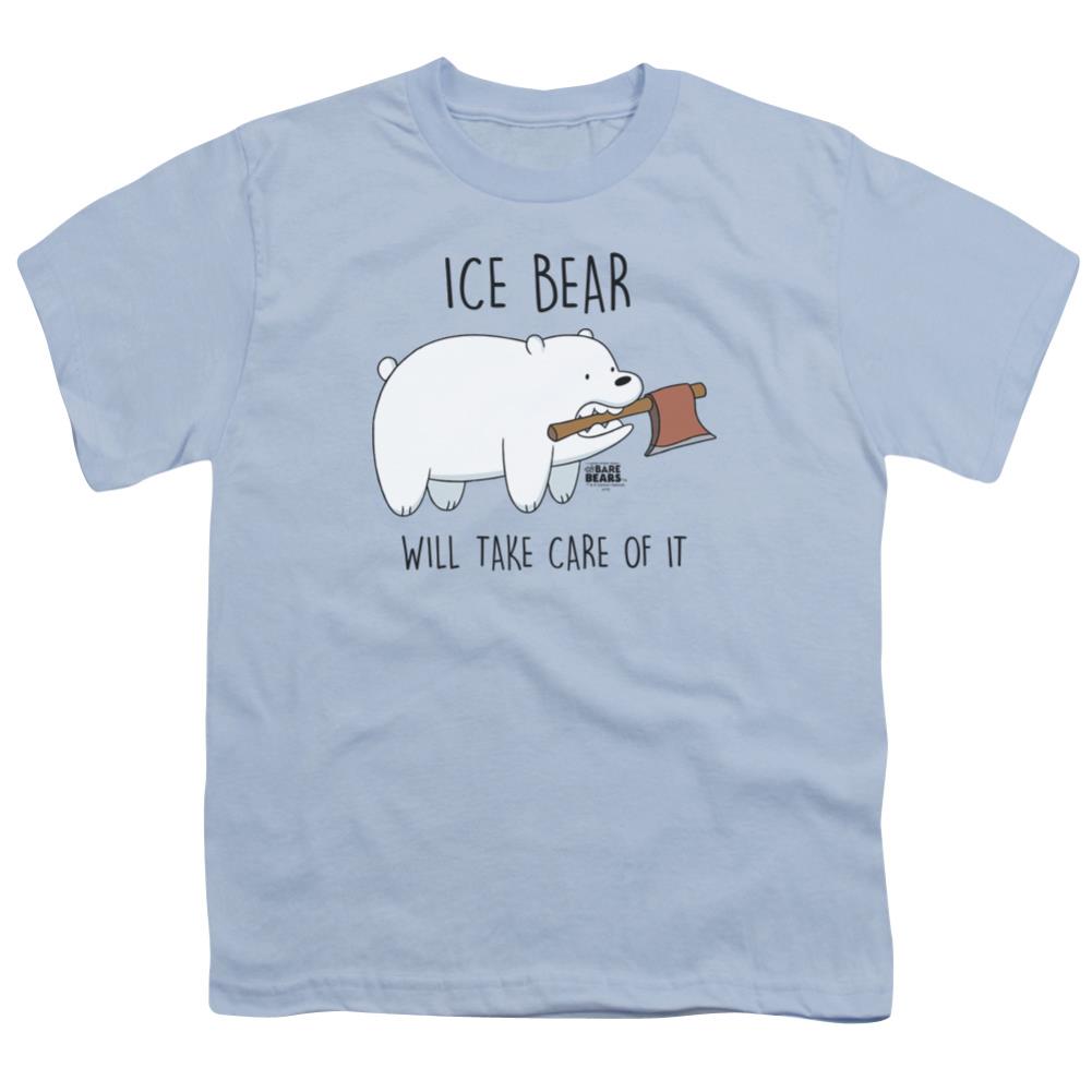 We Bare Bears Take Care Of It Youth 18/1 100% Cotton Short-Sleeve T-Shirt