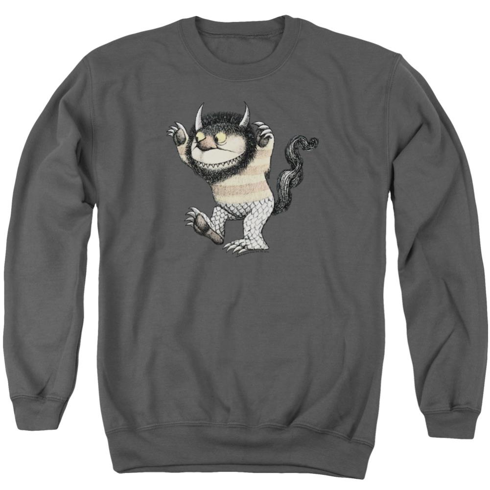 Where The Wild Things Are Carol Men's Crewneck 50 50 Poly Long-Sleeve T-Shirt