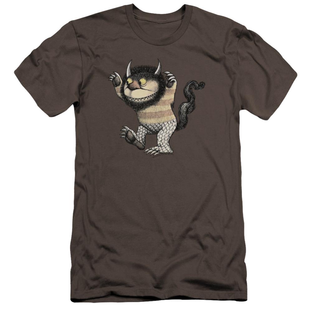 Where The Wild Things Are Carol Men's Ultra-Soft 30/1 Cotton Slim Short-Sleeve T-Shirt