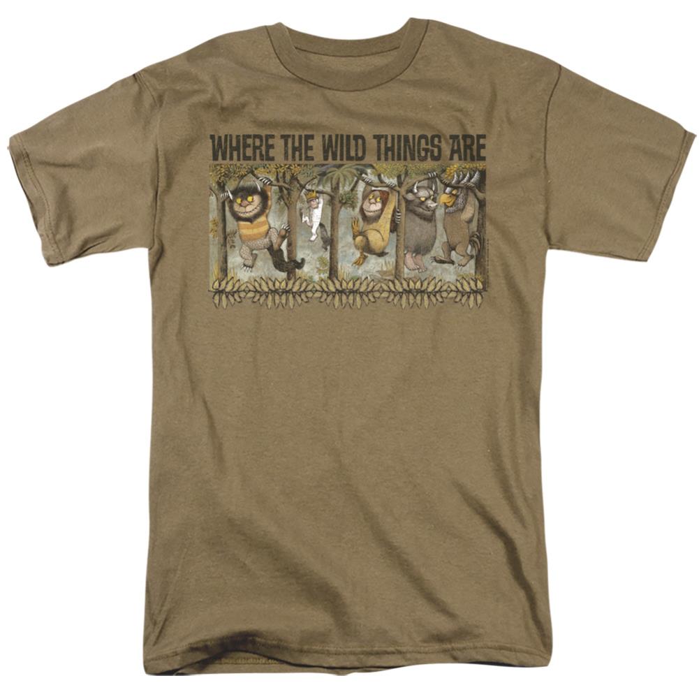 Where The Wild Things Are Hang Men's 18/1 Cotton Short-Sleeve T-Shirt