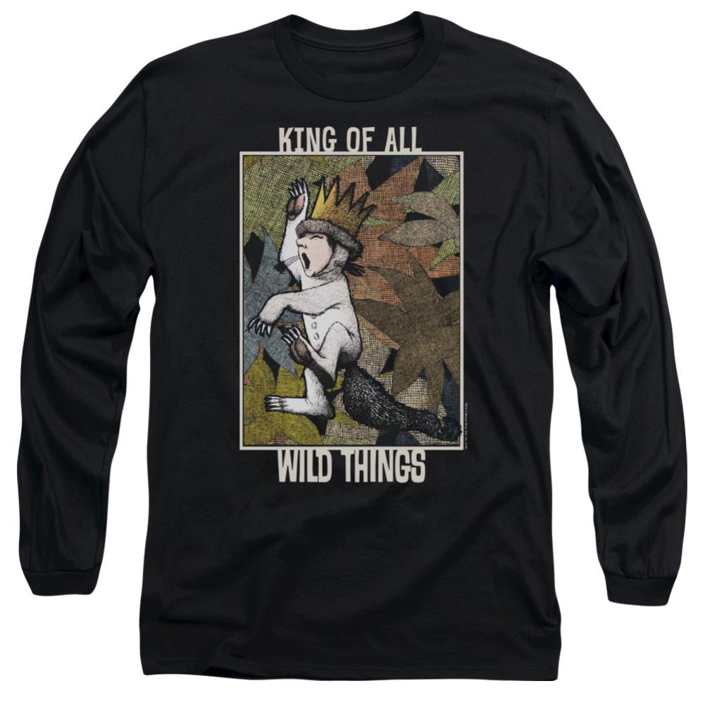 Where The Wild Things Are King Of All Wild Things Men's 18/1 Cotton Long-Sleeve T-Shirt