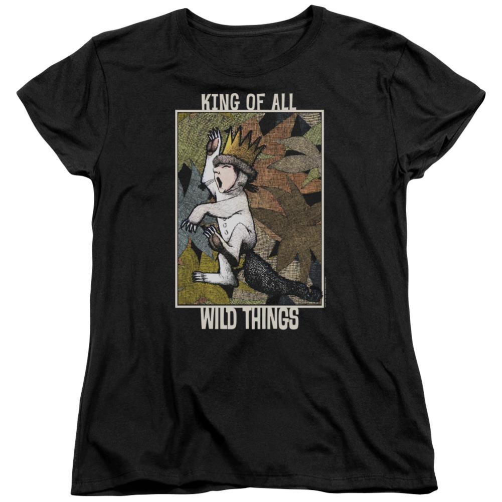 Where The Wild Things Are King Of All Wild Things Women's 18/1 Cotton Short-Sleeve T-Shirt