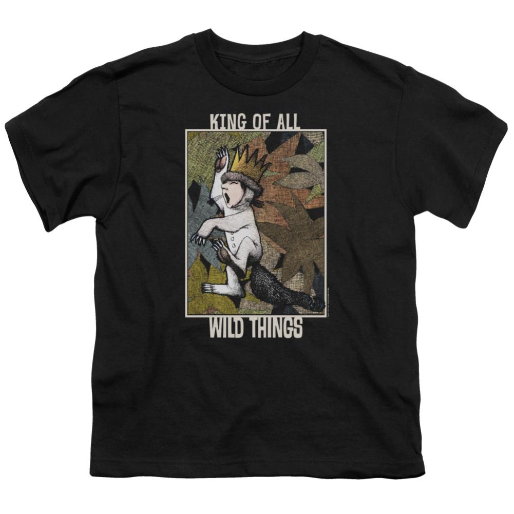 Where The Wild Things Are King Of All Wild Things Youth 18/1 100% Cotton Short-Sleeve T-Shirt