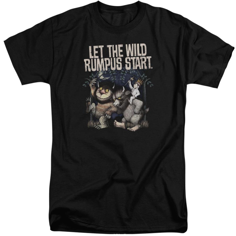 Where The Wild Things Are Wild Rumpus Men's 18/1 Tall Cotton Short-Sleeve T-Shirt