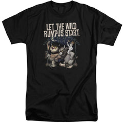 Where The Wild Things Are Wild Rumpus Men's 18/1 Tall Cotton Short-Sleeve T-Shirt