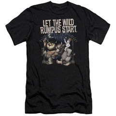 Where The Wild Things Are Wild Rumpus Men's Ultra-Soft 30/1 Cotton Slim Short-Sleeve T-Shirt