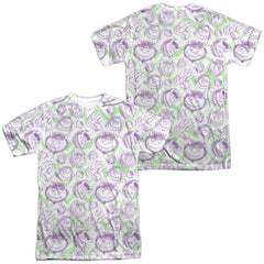 Where The Wild Things Are Wild Scribble (Front/Back Print) Men's Regular Fit Polyester Short-Sleeve T-Shirt