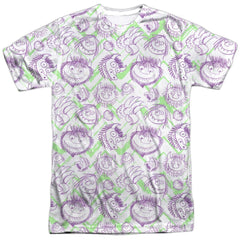 Where The Wild Things Are Wild Scribble Men's Regular Fit Polyester Short-Sleeve T-Shirt