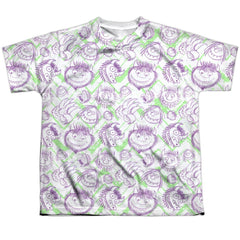 Where The Wild Things Are Wild Scribble Youth Regular Fit Poly Short-Sleeve T-Shirt