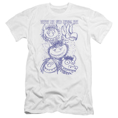 Where The Wild Things Are Wild Sketch Men's Ultra-Soft 30/1 Cotton Slim Short-Sleeve T-Shirt