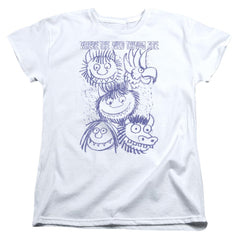 Where The Wild Things Are Wild Sketch Women's 18/1 Cotton Short-Sleeve T-Shirt
