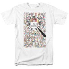Where's Waldo No Cheating Men's 18/1 Cotton Short-Sleeve T-Shirt