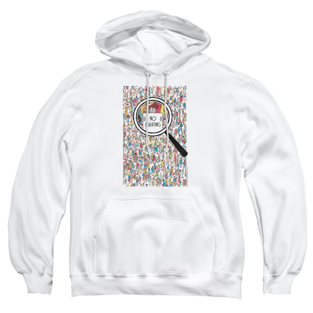 Where's Waldo No Cheating Men's Pull-Over 75 25 Poly Hoodie