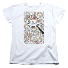 Where's Waldo No Cheating Women's 18/1 Cotton Short-Sleeve T-Shirt