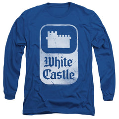 White Castle Classic Logo Men's 18/1 Cotton Long-Sleeve T-Shirt