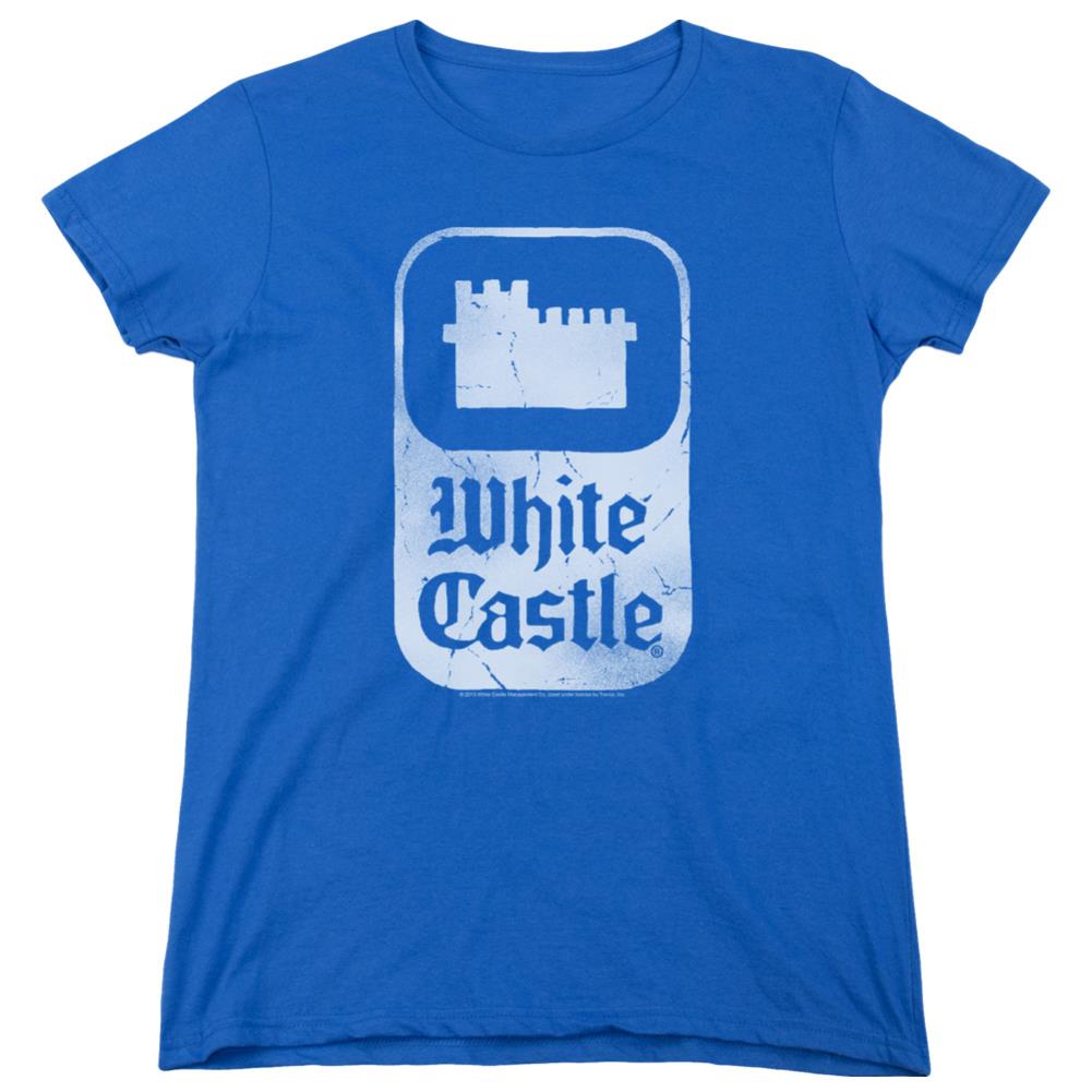 White Castle Classic Logo Women's 18/1 Cotton Short-Sleeve T-Shirt
