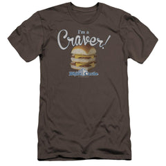 White Castle Craver Men's Ultra-Soft 30/1 Cotton Slim Short-Sleeve T-Shirt