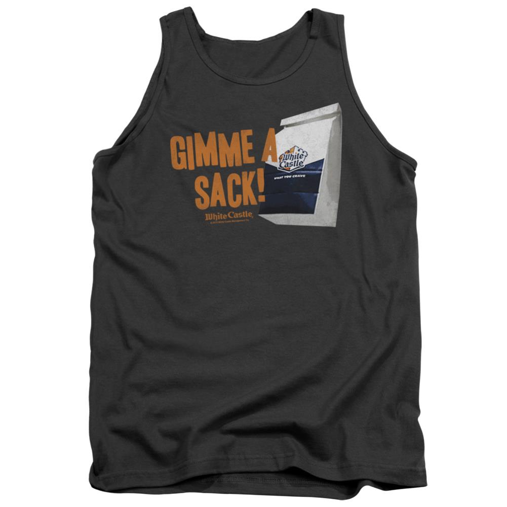White Castle Gimmie A Sack Men's 18/1 Cotton Tank Top