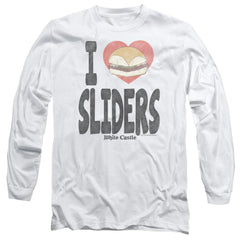White Castle I Heart Sliders Men's 18/1 Cotton Long-Sleeve T-Shirt