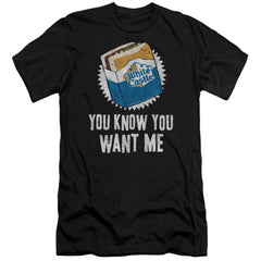 White Castle Want Me Men's Ultra-Soft 30/1 Cotton Slim Short-Sleeve T-Shirt