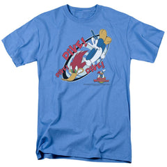 Woody Woodpecker Dive Men's 18/1 Cotton Short-Sleeve T-Shirt
