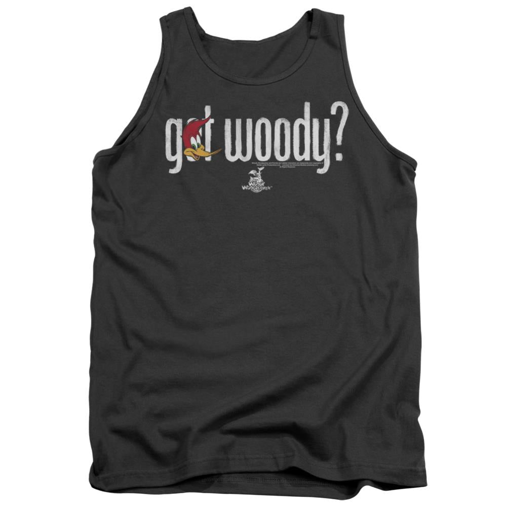 Woody Woodpecker Got Woody Men's 18/1 Cotton Tank Top