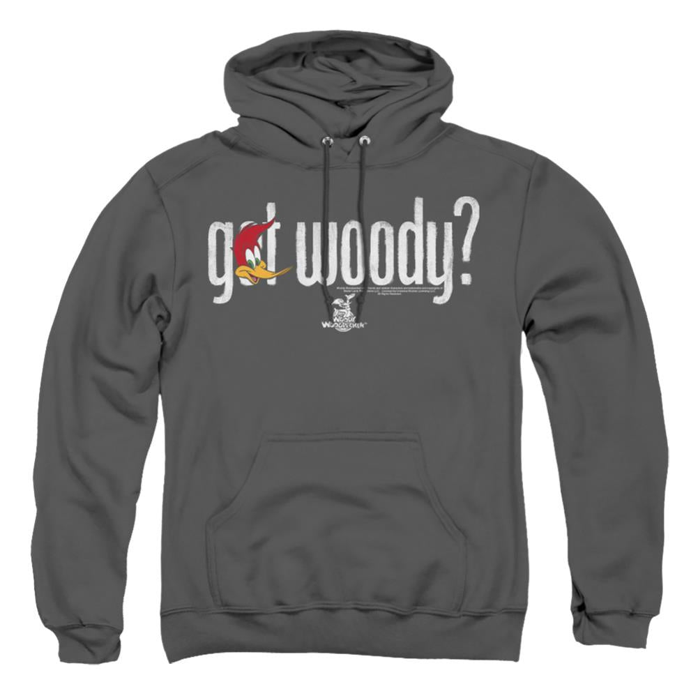 Woody Woodpecker Got Woody Men's Pull-Over 75 25 Poly Hoodie