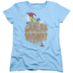 Woody Woodpecker Guess Who Women's 18/1 Cotton Short-Sleeve T-Shirt